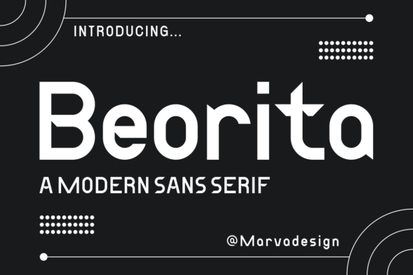 Beorita: A Modern Sans Serif Font for Editorial Design