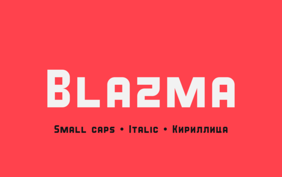 Blazma: A Modern Sans Serif Typeface for Editorial Design