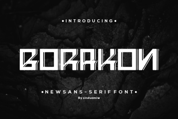 Borakon: A Modern Typeface for Bold Editorial Design