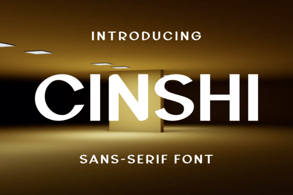 Cinshi: A Unique Sans Serif Font for Branding
