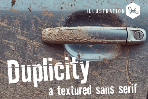 Duplicity Font: Hand-Crafted Sans Serif for Makers