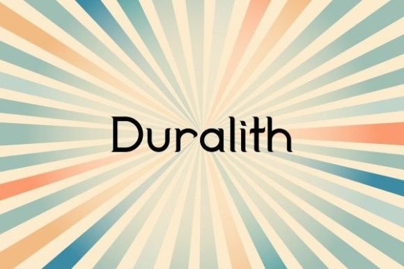 Duralith Typeface: Elevate Your Campaign Visuals