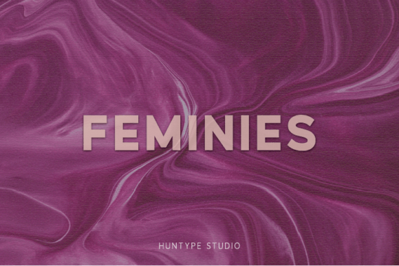Feminies Typeface: Bold Clarity for Modern Campaigns