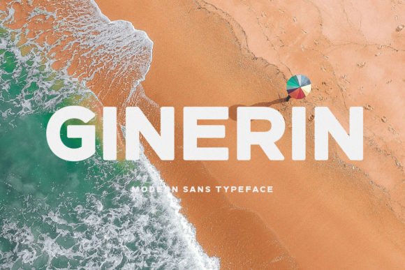 Ginerin: A Modern Sans Serif Font for Bold Branding