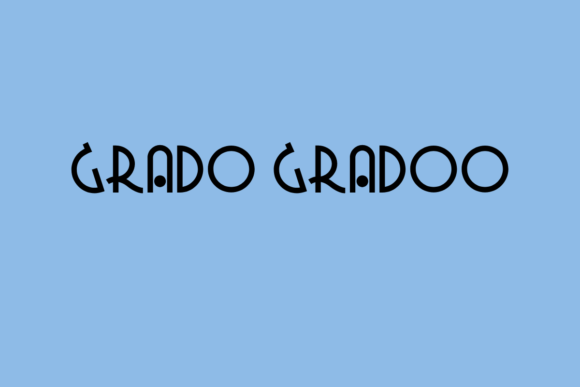 Grado Gradoo Font for Professional Branding