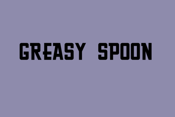 Greasy Spoon Font for Bold Business Branding