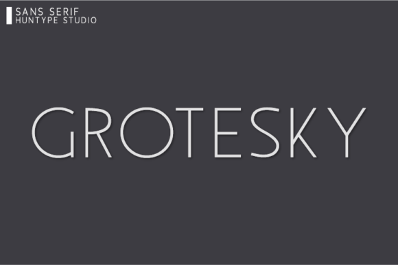 Grotesky: The All-Caps Sans Serif Font for Web Design