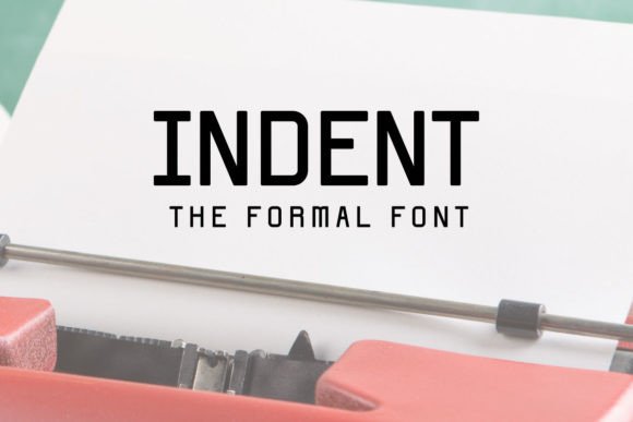 Indent: A Clean Sans Serif Typeface for Editors
