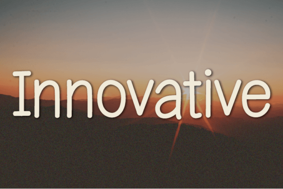 Innovative Sans Serif Font for Web Design