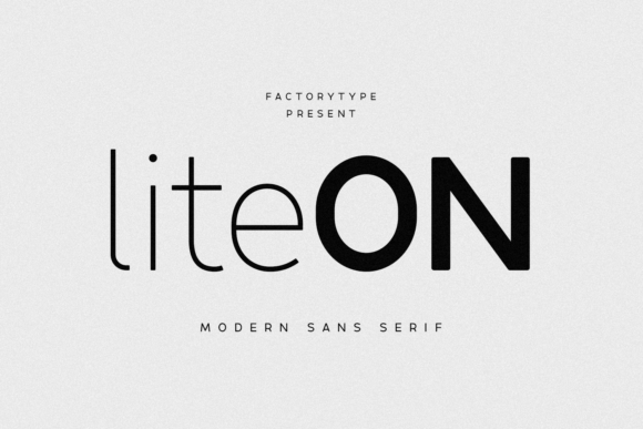 Liteon: A Modern Sans Serif Typeface for Editorial Design
