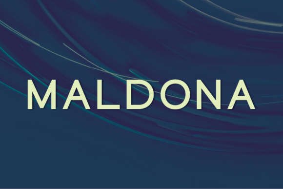 Maldona: A Modern Sans Serif Typeface for Web Design