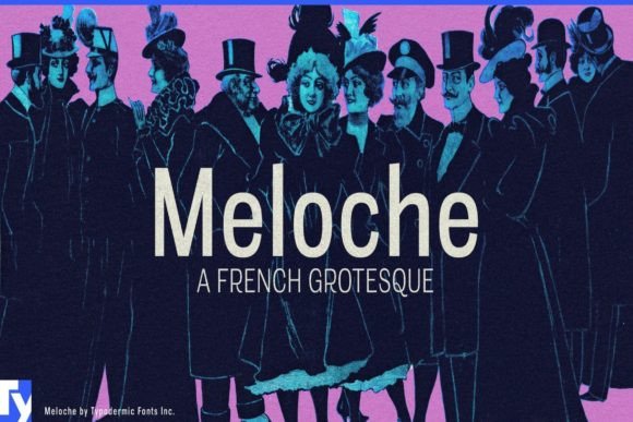 Meloche: A Unique Grotesque Typeface for Bold Branding