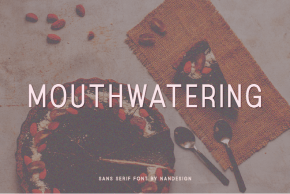 Mouthwatering Sans Serif Font for Bold Design