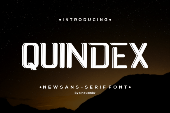Quindex: The Modern Sans Serif Font for Digital Brands