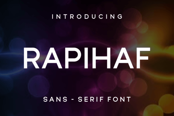 Rapihaf Typeface for Modern Branding