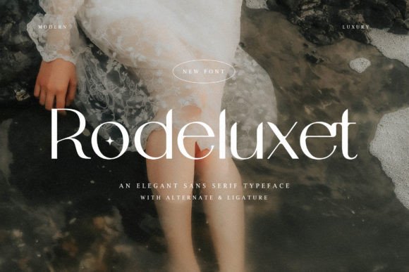 Rodeluxet: A Modern Sans Serif Font for Branding