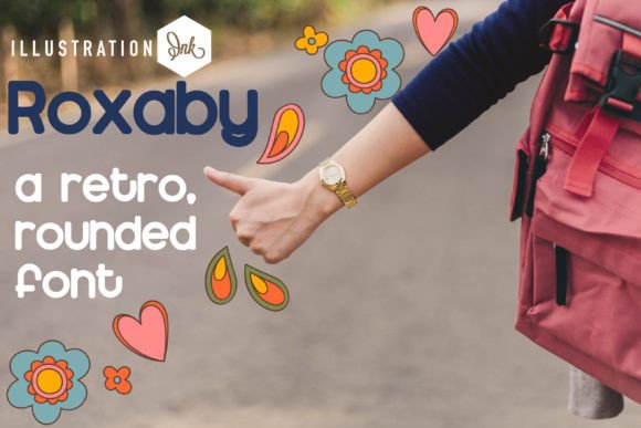 Roxaby: A Fun Retro Sans Serif Font for Modern Brands