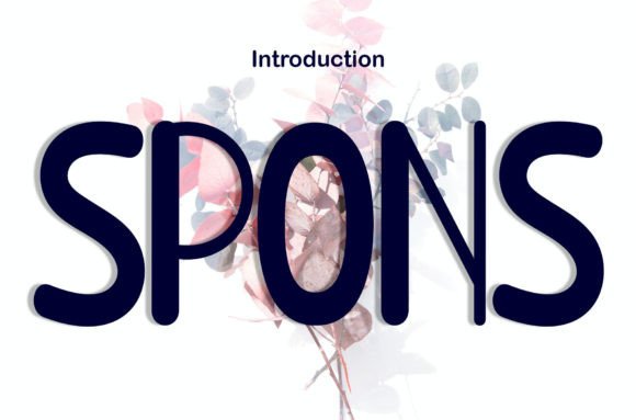 Spons: The Modern Sans Serif Font for Bold Branding