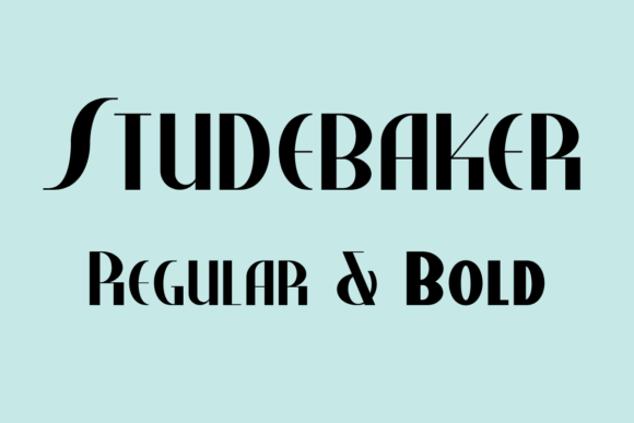 Studebaker Font: Clean Sans Serif for Makers