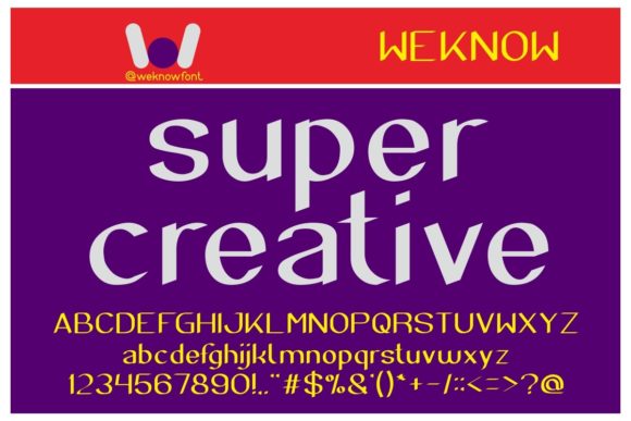 Super Creative: A Versatile Typeface for Modern Brands