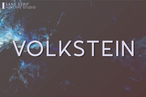 Volkstein: A Clean Sans Serif Font for Modern Branding